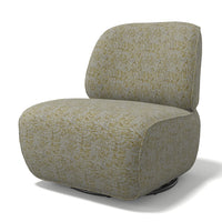 Pebble accent chair reclined