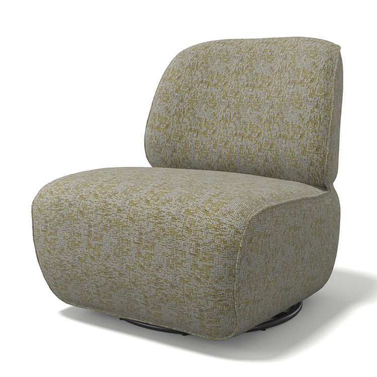 Pebble accent chair reclined