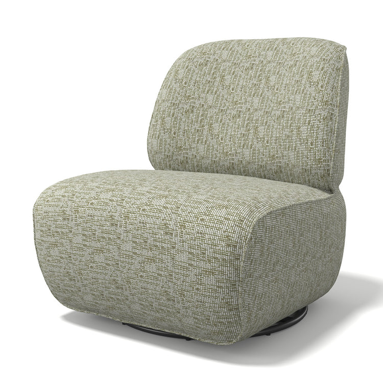 Pebble accent chair reclined