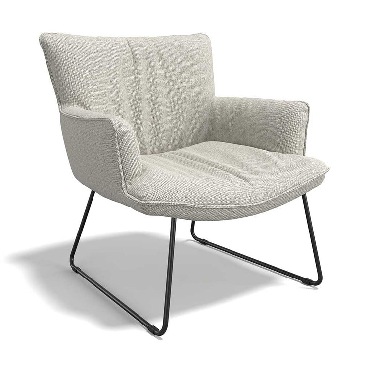 Slide accent chair Sneak 01 Natural