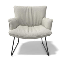 Slide accent chair side
