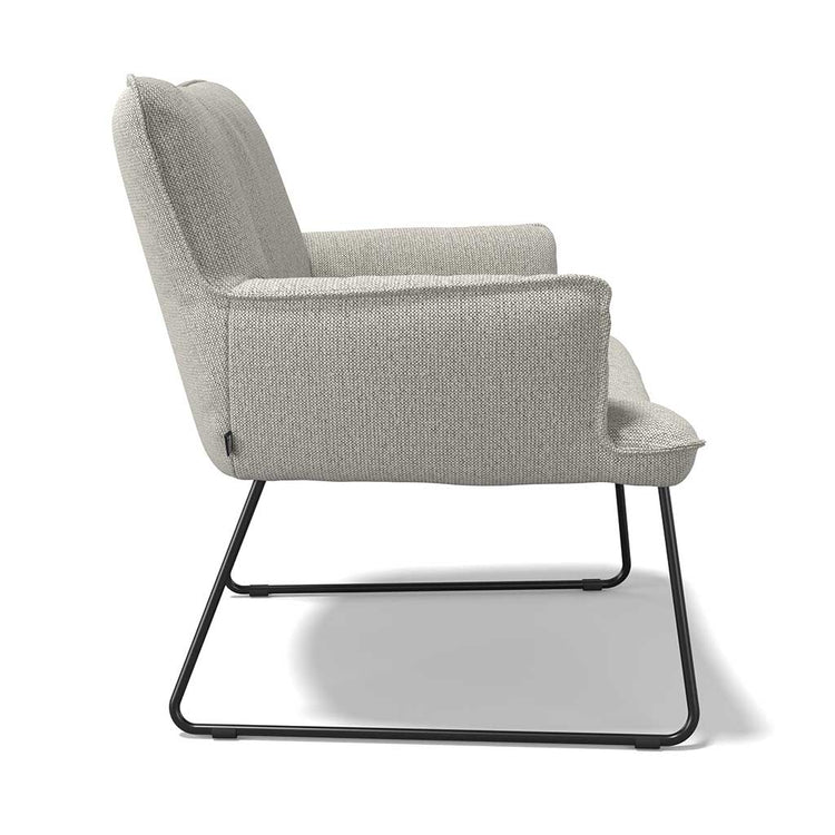 Slide accent chair back