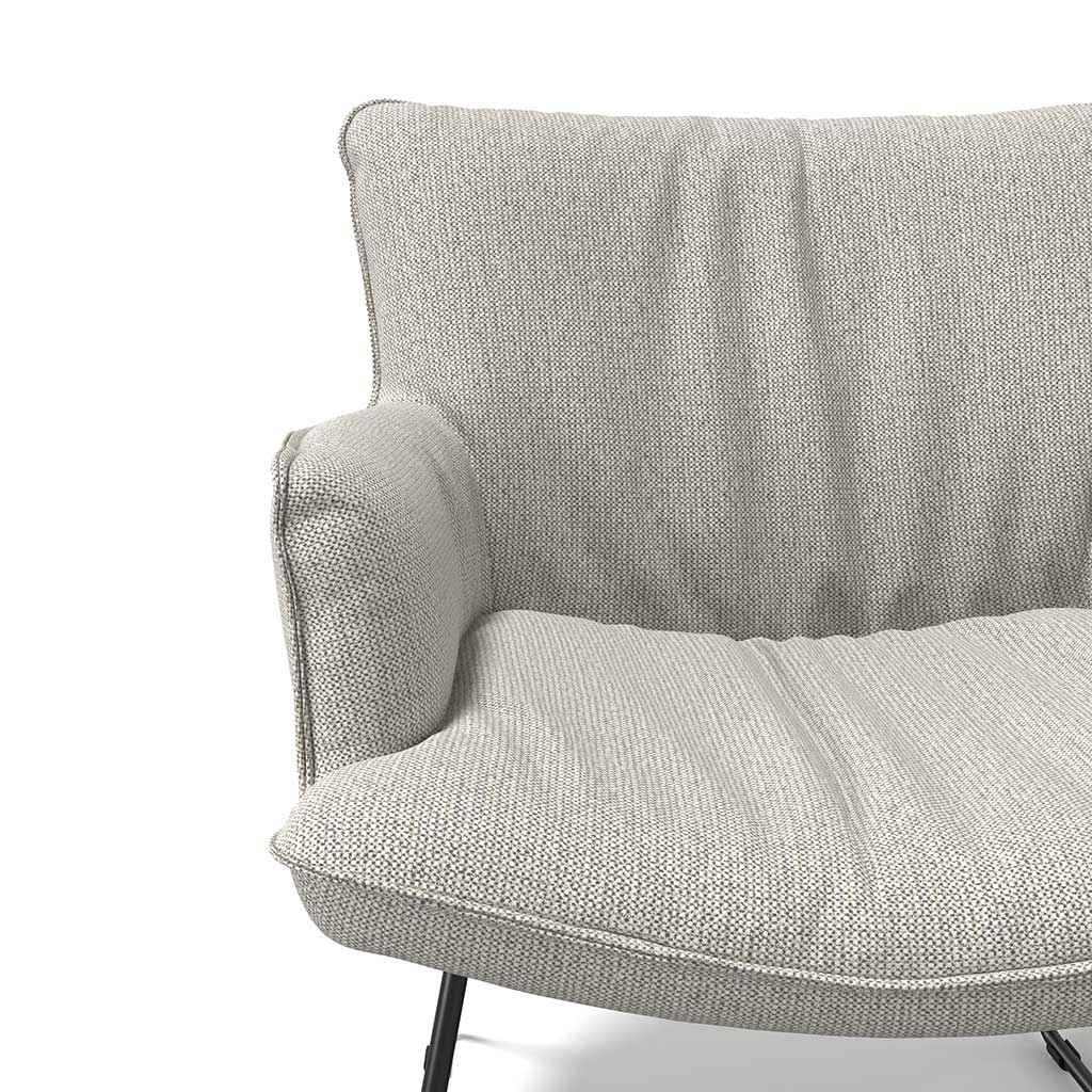 Slide accent chair styled