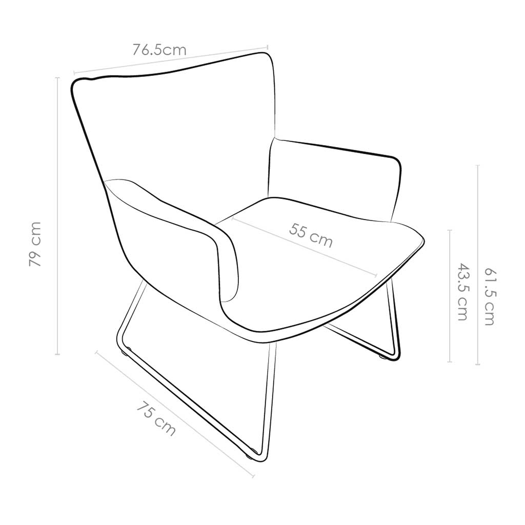 Silla Decorativa Slide - Sneak 01 Natural