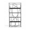 Bookshelf 2105 Wall Unit - Black Metal - 200 x 100 cm