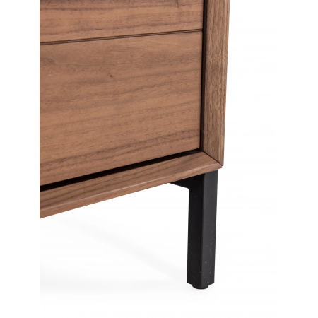 TV Unit Lima – Walnut/Black Ceramic | Marcottestyle