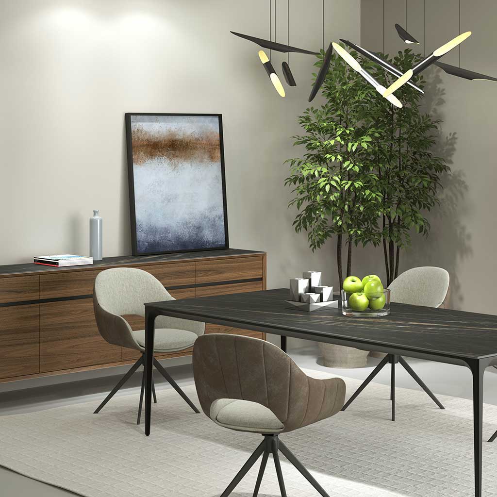 Lima sideboard open