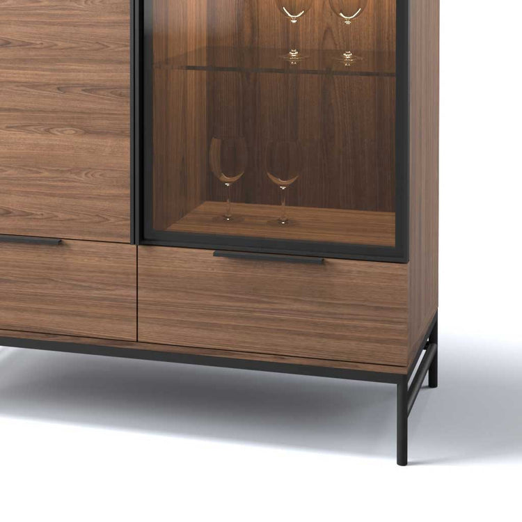 Manilla bar cabinet walnut