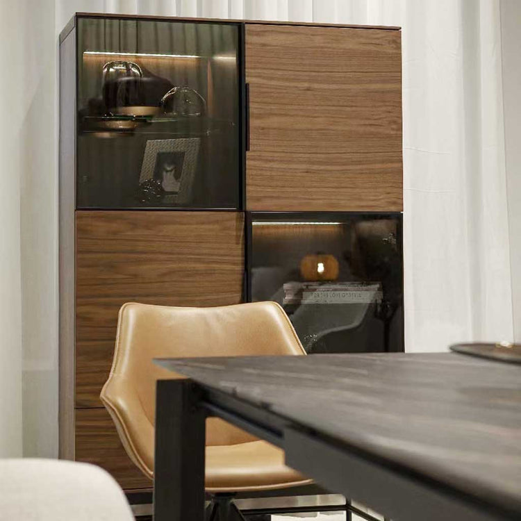 Manilla bar cabinet open