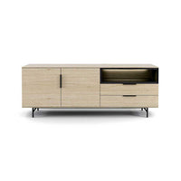 Manilla sideboard white wash oak LED 210 cm