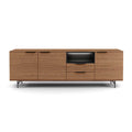 Manilla Sideboard with LED - Walnut Veneer - 240 cm
