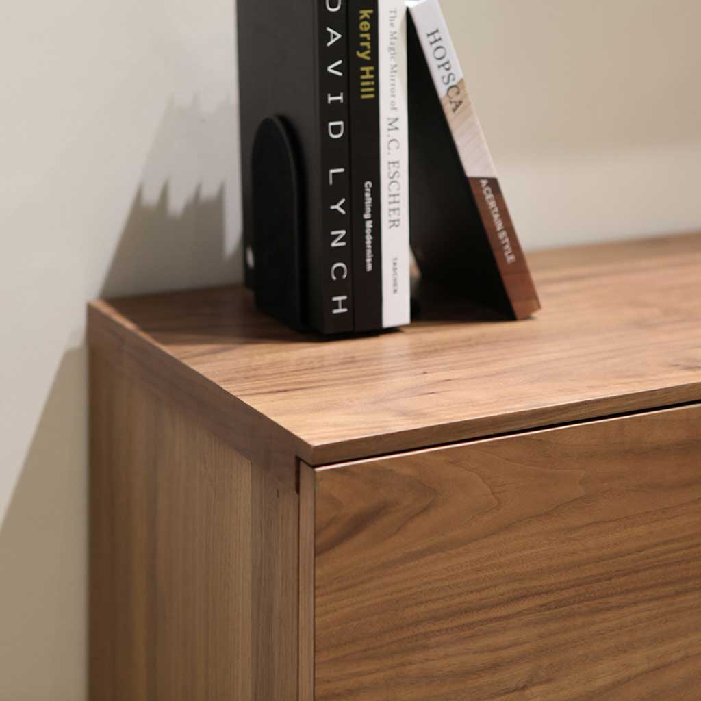 Manilla Sideboard with LED - Walnut Veneer - 240 cm