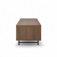 TV Stand Manilla - LED - Walnut Veneer - 180 cm - side view