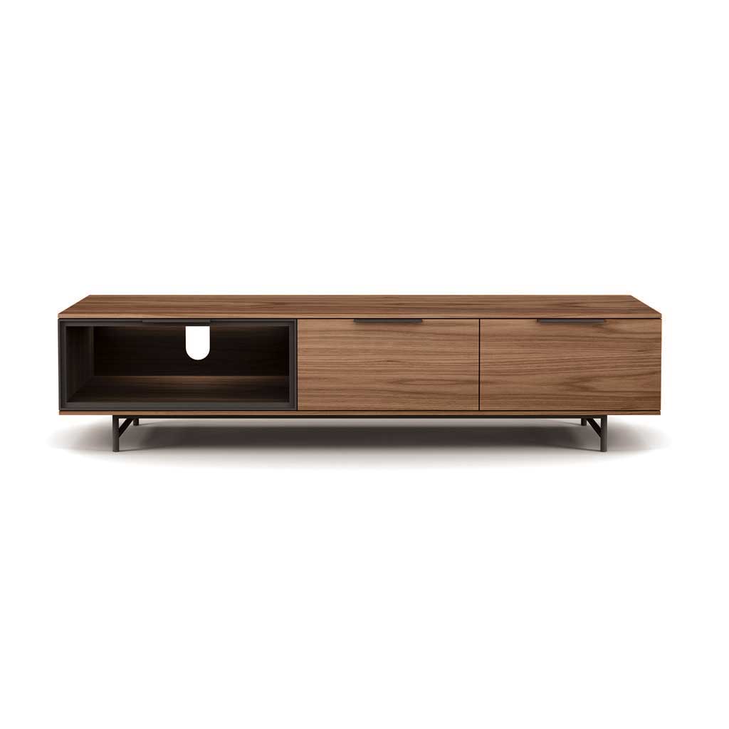 Manilla TV stand walnut LED