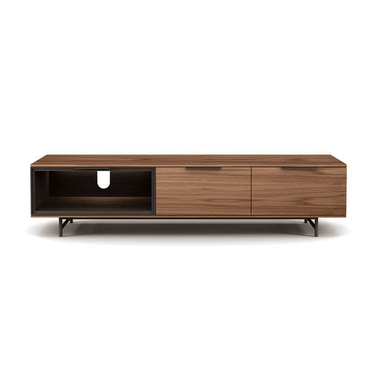 Manilla TV stand walnut LED