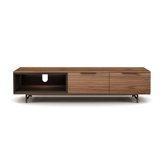 Manilla TV stand walnut LED