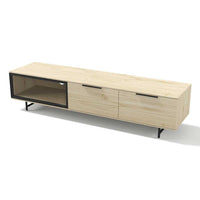 Manilla TV stand white wash oak