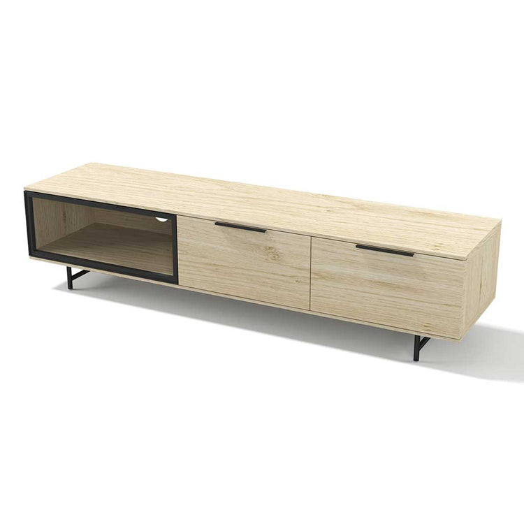 Manilla TV stand white wash oak
