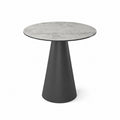 Notori Koffietafel - Witte MXC 121 Keramische - Zwarte Metaal - Ø 57 cm