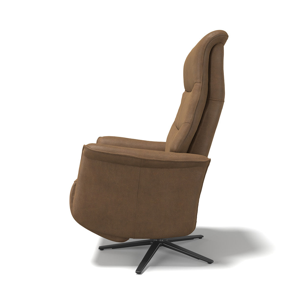 Adonis recliner camel Bull detail