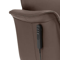 Adonis Recliner - Lift Function - Dark Taupe B901 Leather (incl. Battery)