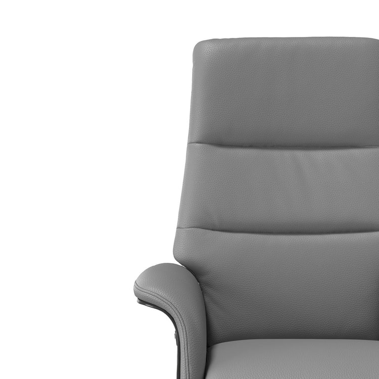 Atlas Large Recliner - 3-Motor - Antraciet B945 Leer (incl. Batterij)