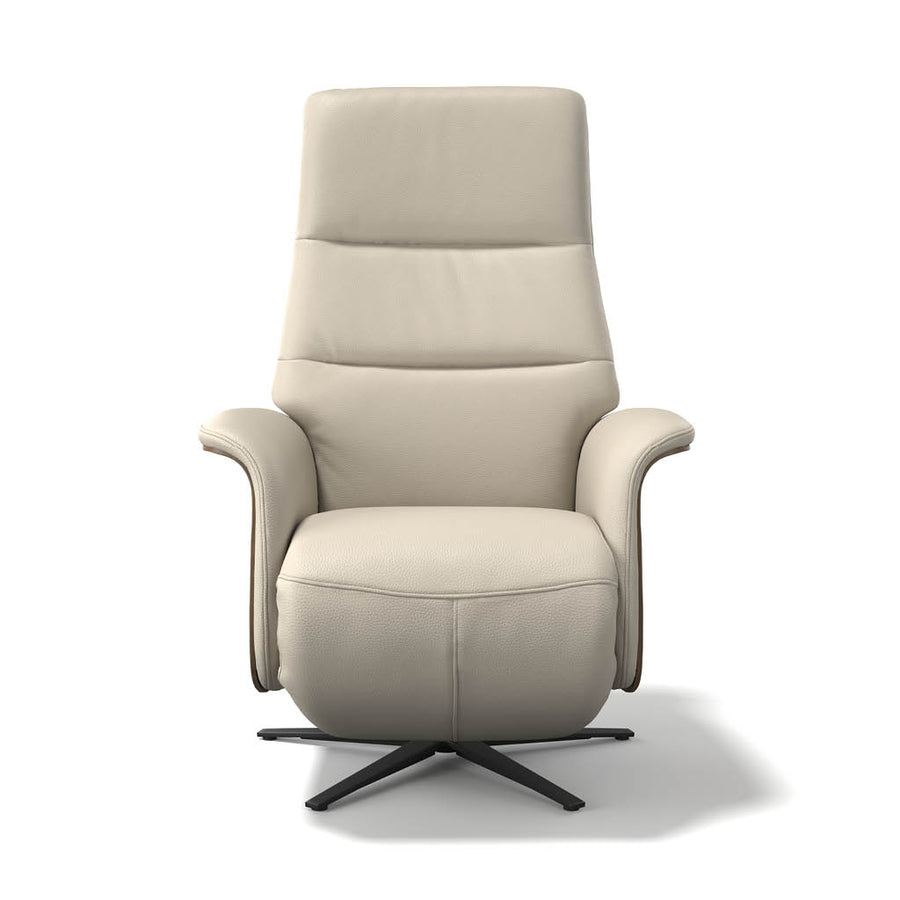 Atlas recliner B971 leather walnut base