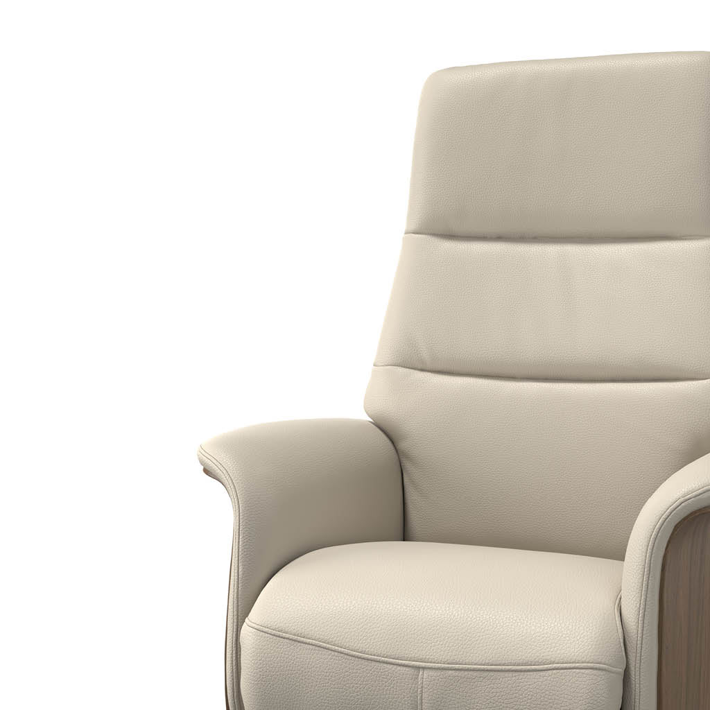 Atlas Medium Recliner - 3-Motor - B971 Cuir et noix (incl. Batterie)
