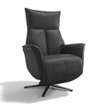Calpe Medium Recliner - 4-Motor - Black B900 Leather (incl. Battery)