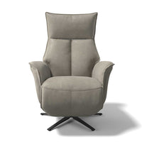Calpe small recliner clay Bull side view