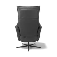 Calpe medium lift recliner black leather lift position