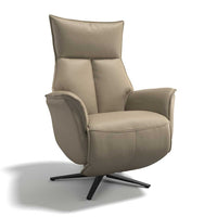 Calpe medium lift recliner in truffle B968 leather