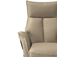 Calpe medium lift recliner truffle leather base