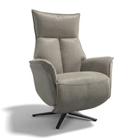 Calpe medium lift recliner in clay Bull 84 fabric