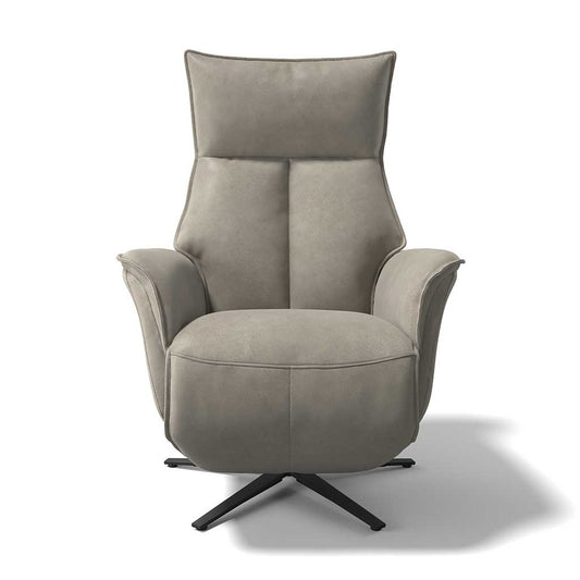 Calpe medium lift recliner clay Bull side view