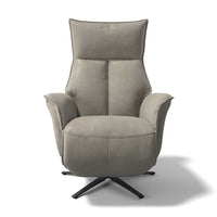 Calpe small lift recliner clay Bull side view