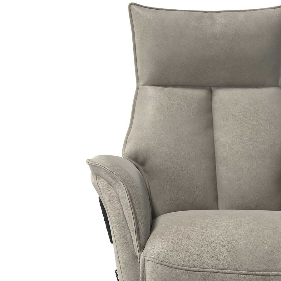Calpe small lift recliner clay Bull base