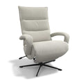 Ergoglide Manual Recliner - Natural Sneak 01 Fabric - Black Star Base