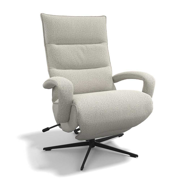 Ergoglide manual recliner in Sneak 01 natural fabric