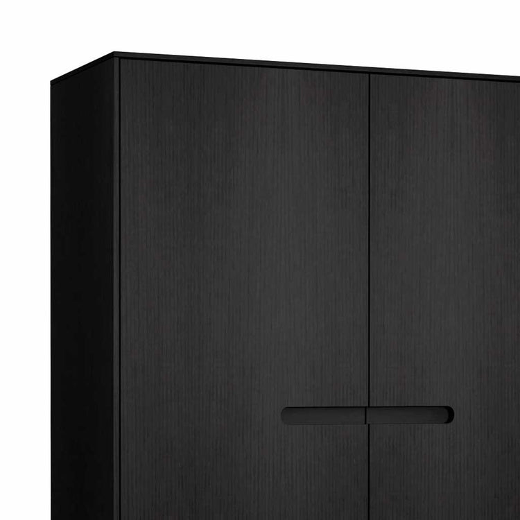 Riga bar cabinet black ash