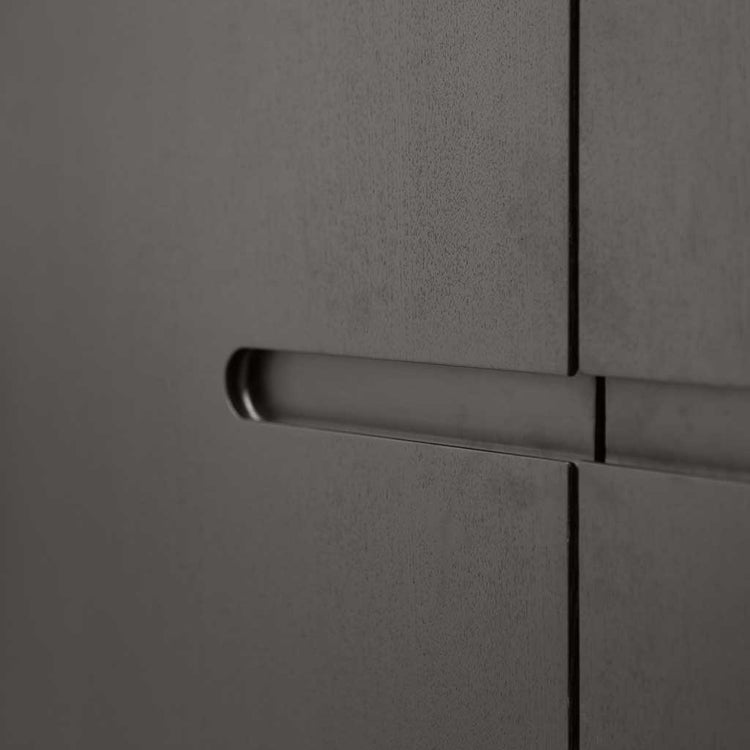 Riga bar cabinet open