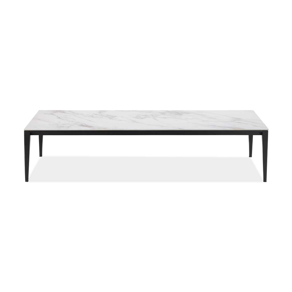 Riga coffee table white ceramic 130 cm