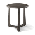 Ebano Coffee Table - Tobacco Veneer - Ø 50 cm