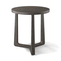 Ebano coffee table tobacco veneer Ø 50 cm