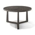 Ebano Coffee Table - Tobacco Veneer - Ø 75 cm