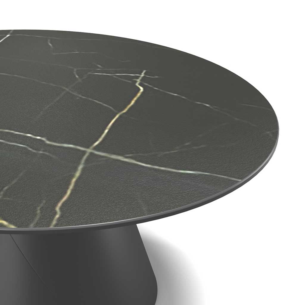 Iwaki coffee table black ceramic