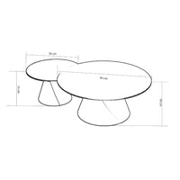 Iwaki coffee table technical features