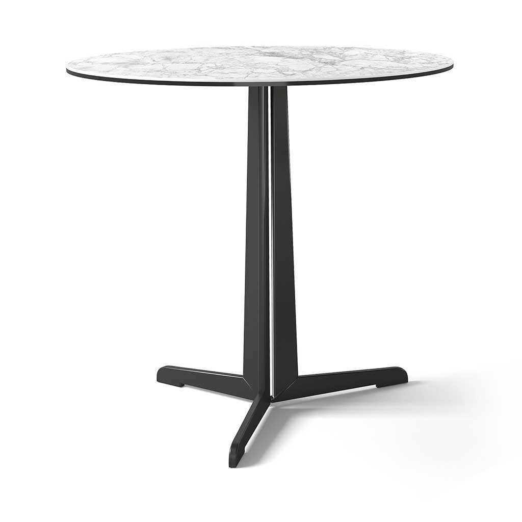 Kisoko coffee table white ceramic Ø 58 cm