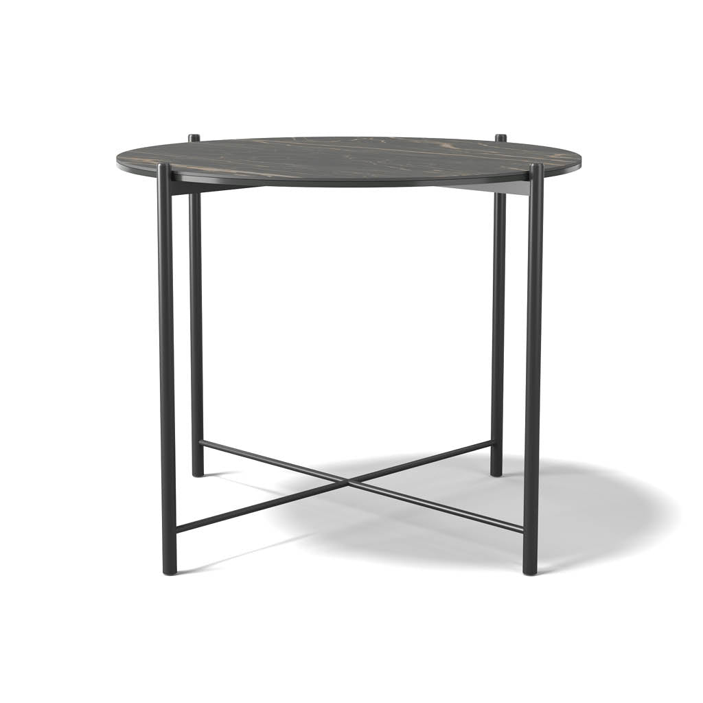 Lava coffee table Noir Désir ceramic