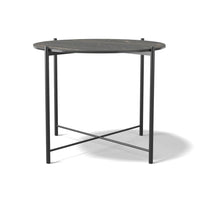 Lava coffee table Noir Désir ceramic
